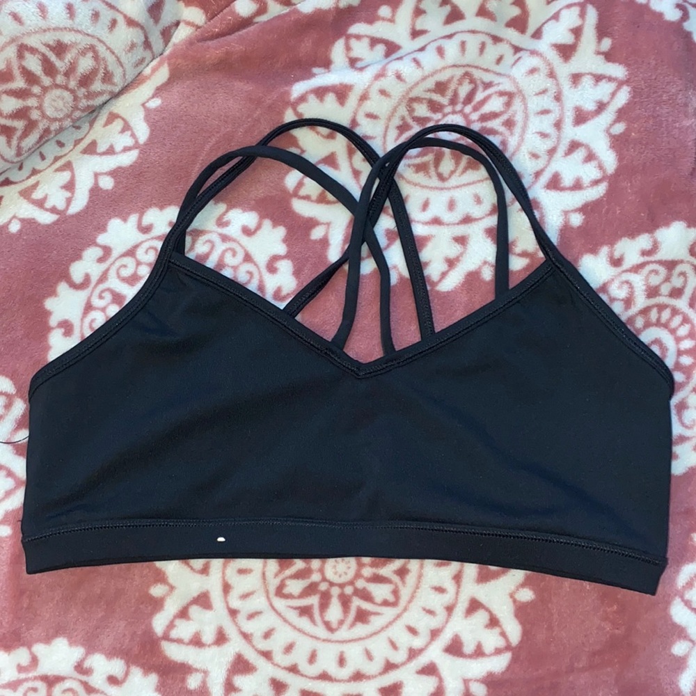 Black Sports Bra